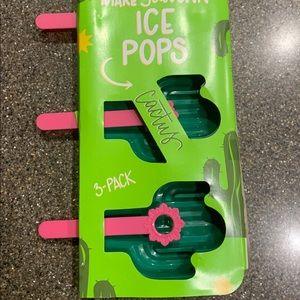 🌵 Cactus Shape Ice Pops / Freezer Pop Tray